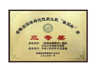 鹤壁荣获2025“徽园杯”奖三等奖